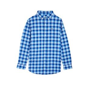 Vineyard Vines Gingham Performance Fabric Button Down Shirt Casual Lightweight